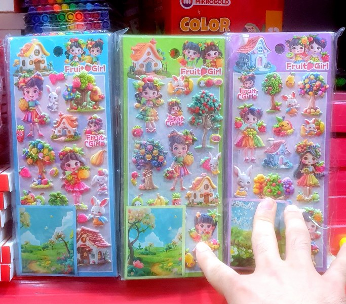 sticker kabartmalı kalite 0558