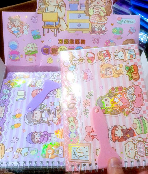 defter sticker uzun model 1850