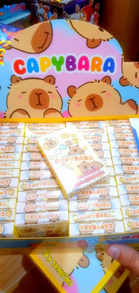 oyun kartı sticker seti kapibara 48 li kutu 5792