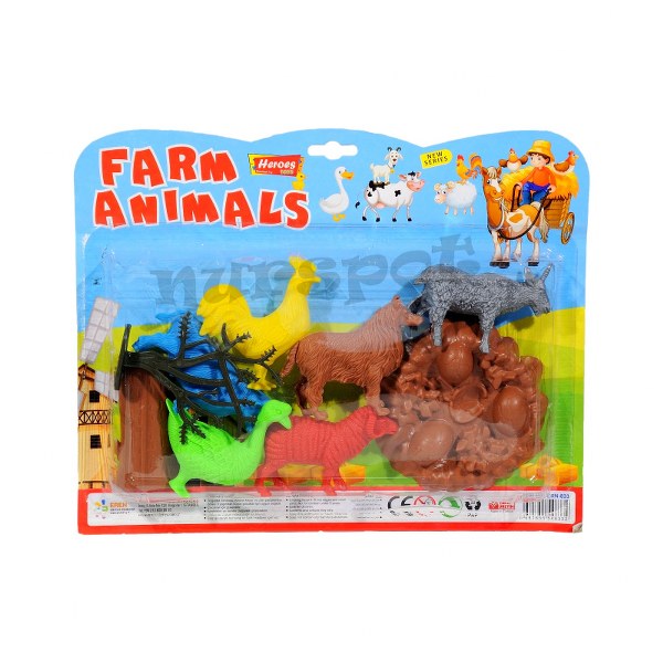 oyuncak çiflik hayvanları seti 833