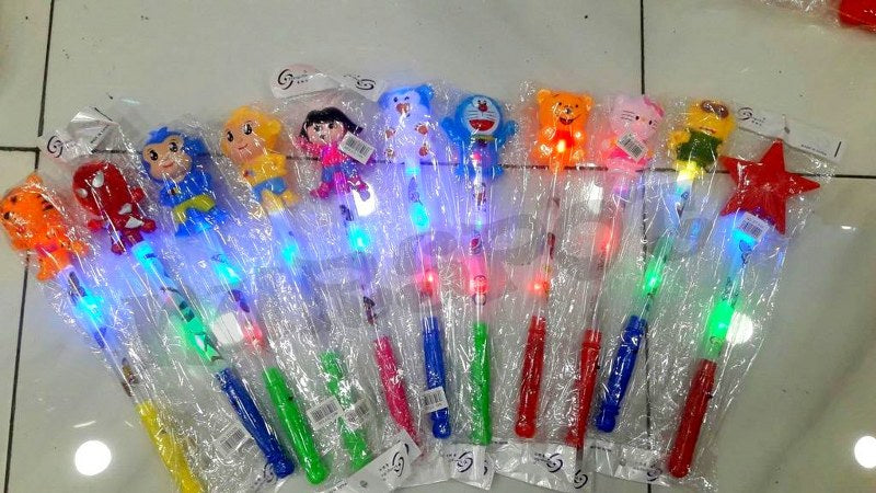 oyuncak ışıklı çubuk kafalı
