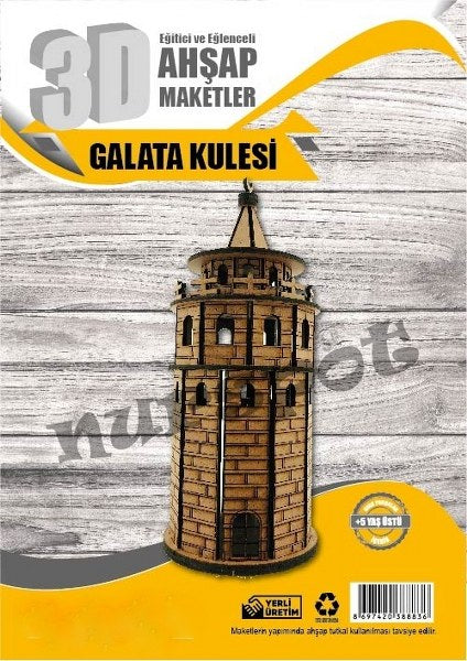 ahşap maket galata kulesi 8836