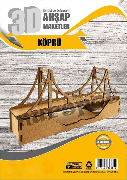 ahşap maket köprü modeli 8850