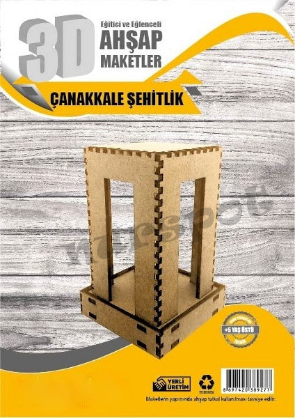 ahşap eğitici maket çanakkale şehitliği 9277