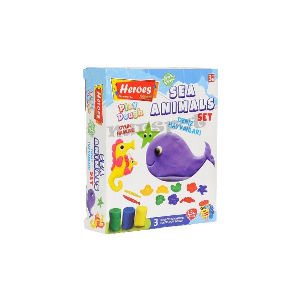 oyun hamuru deniz hayvanları seti 591