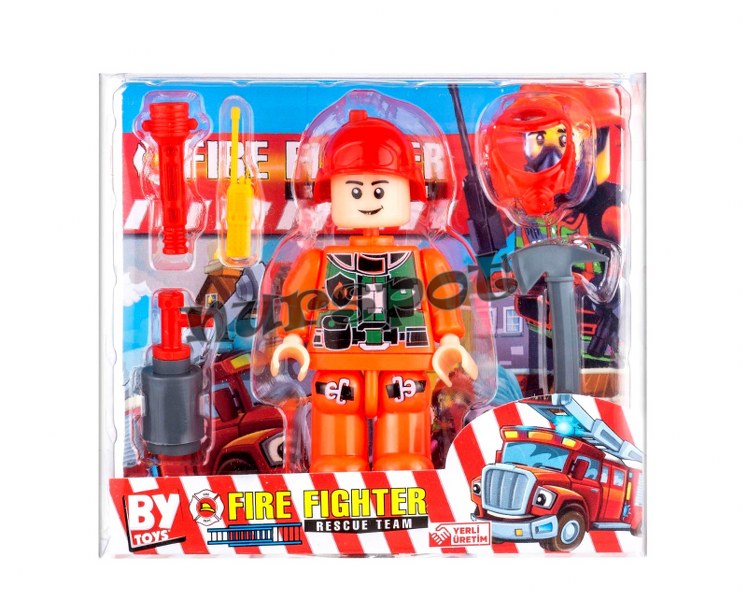 oyuncak lego itfaiyeci seti 12 li stant 602