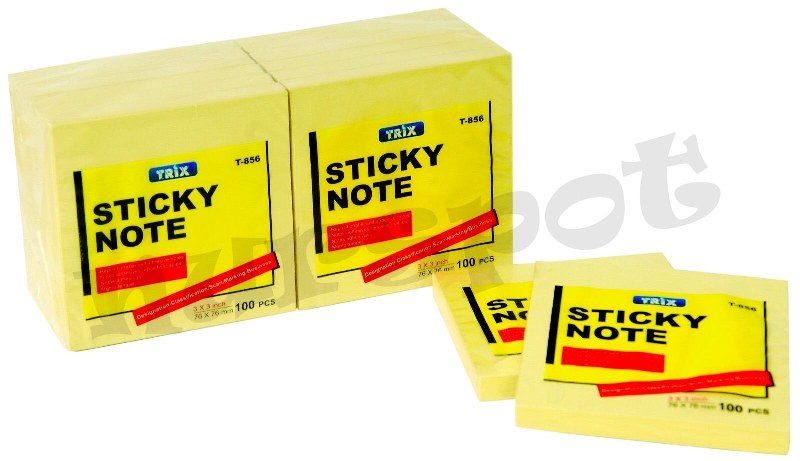 postit yapışkanlı not kağıdı sarı 856