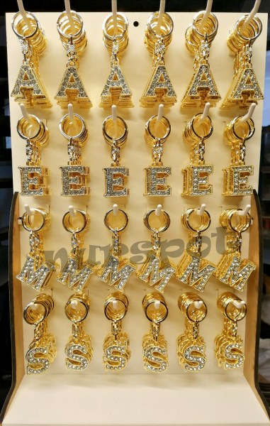 anahtarlık taşlı harf model