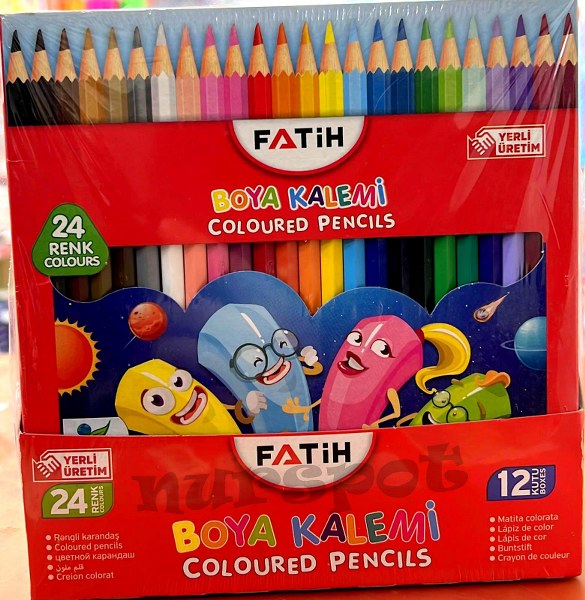 kuru boya fatih 24 lü uzun