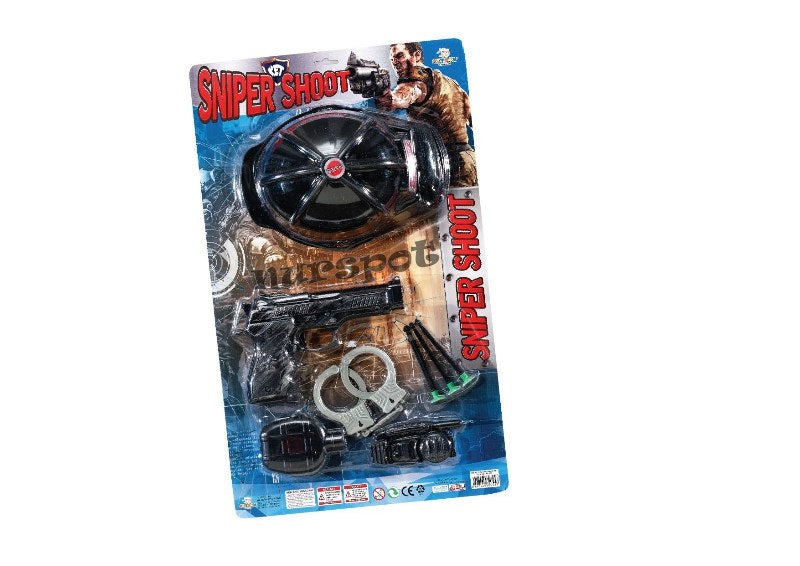 oyuncak kasklı asker seti 745 7457