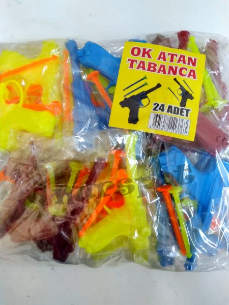 oyuncak ok atan tabanca renkli iyi mal 3763