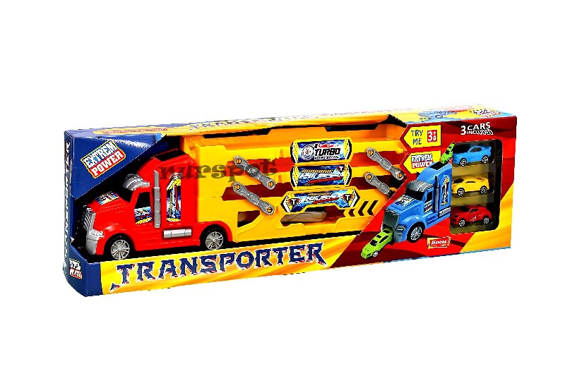 oyuncak katlı taşıyıcı tır araba seti büyük boy 881