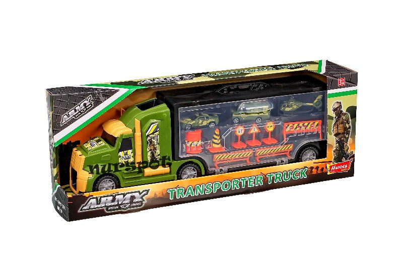 oyuncak taşıyıcı tır asker seti büyük boy 878