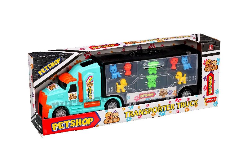 oyuncak taşıyıcı tır pet shop seti büyük boy 880