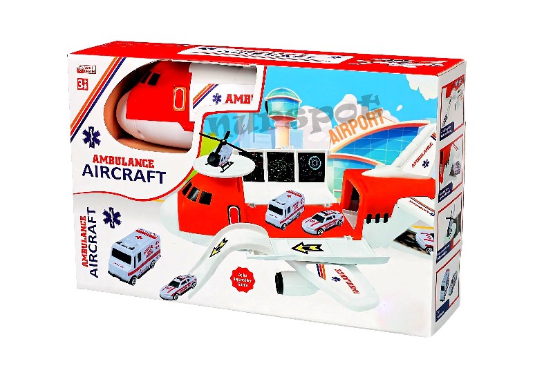 oyuncak uçak ambulans seti 2009
