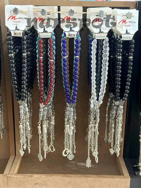 tesbih taş boncuk püsküllü m58