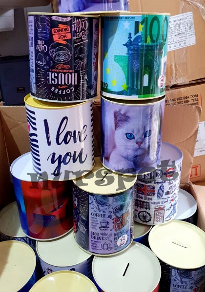 kumbara teneke 12*14 büyük boy