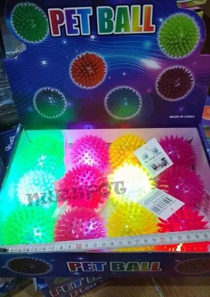 ışıklı oyuncak kirpi top