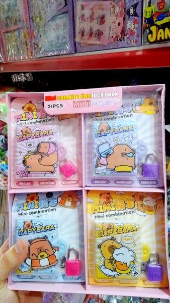 pofuduk kapak kilitli not defteri kapibara 315