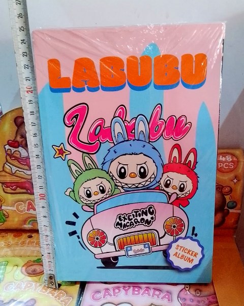 defter sticker labubu 5832