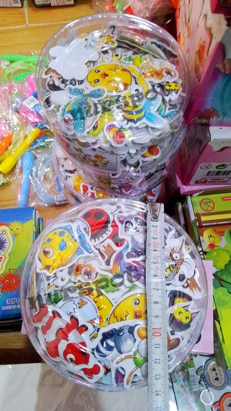 sticker kabartmalı karma paket