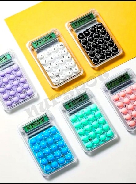 hesap makinesi cep boy silikon tuşlu 2913