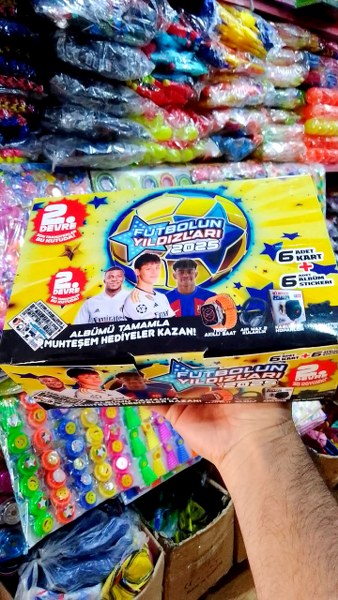 futbolcu kartı 48 li kutulu 2.seri 6174