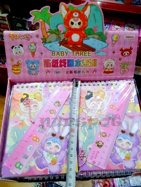 defter sticker çetvelli 3685