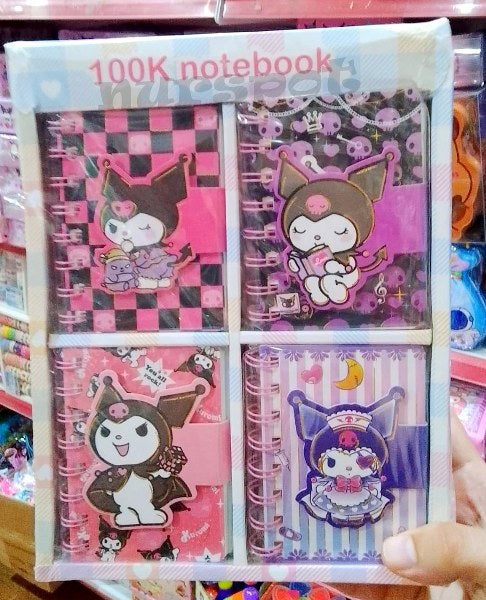 not defteri kuromi telli içi baskılı 804