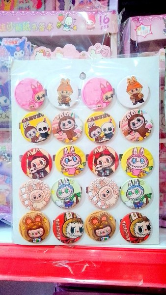 kırtasiye eğlenceli rozet çanta kalemlik aksesuarı