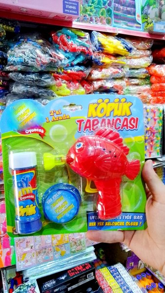 oyuncak köpük tabancası 2 li set 0092