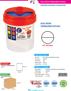 sulu boya temizleme kabı 421