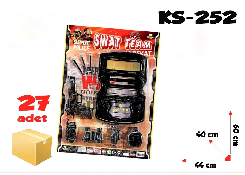 oyuncak tabanca yelek özel harekat seti 252