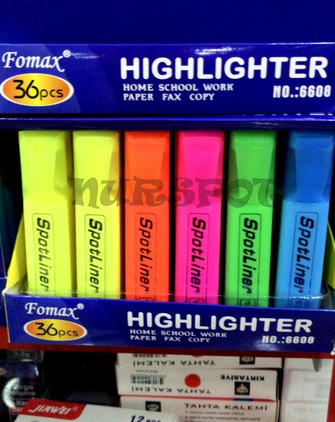 keçeli fosforlu kalem 6608