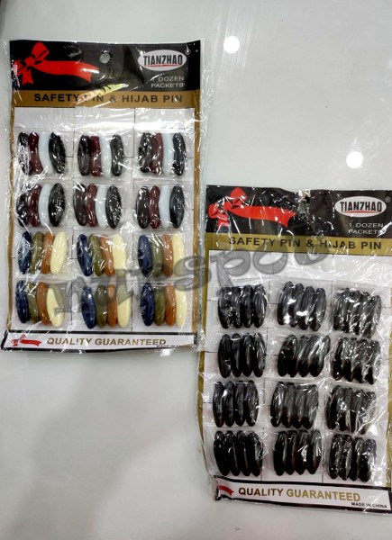 eşarp iğnesi 4 lü mini poşet 12 li kartela