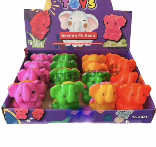 oyuncak ses çıkaran hayvanlar fil model vinil