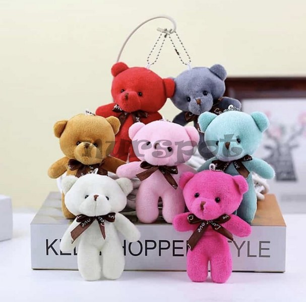 peluş ayı anahtarlık