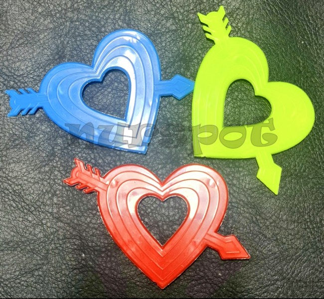 bisiklet aksesuar süsü kalp model 6 lı paket