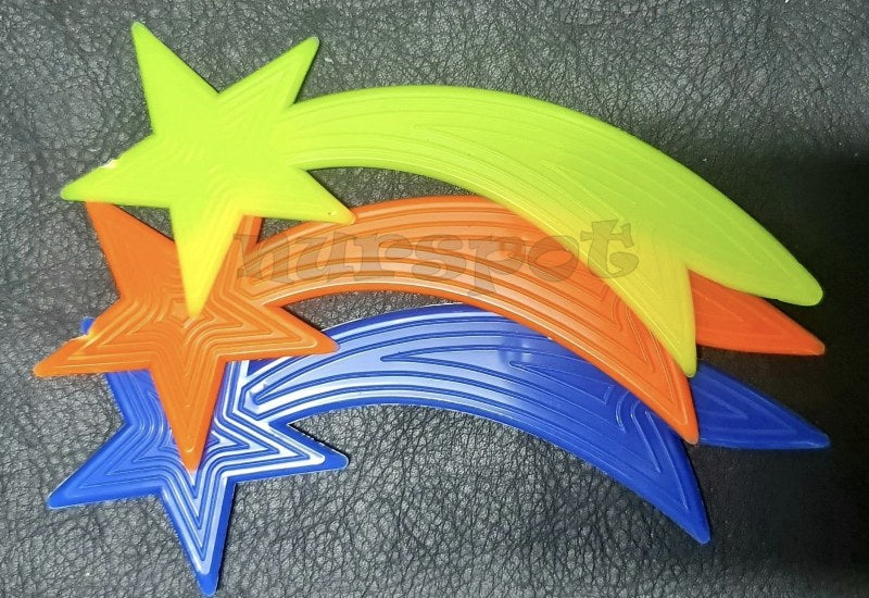 jant süsü bisiklet aksesuar kayan yıldız 6 lı