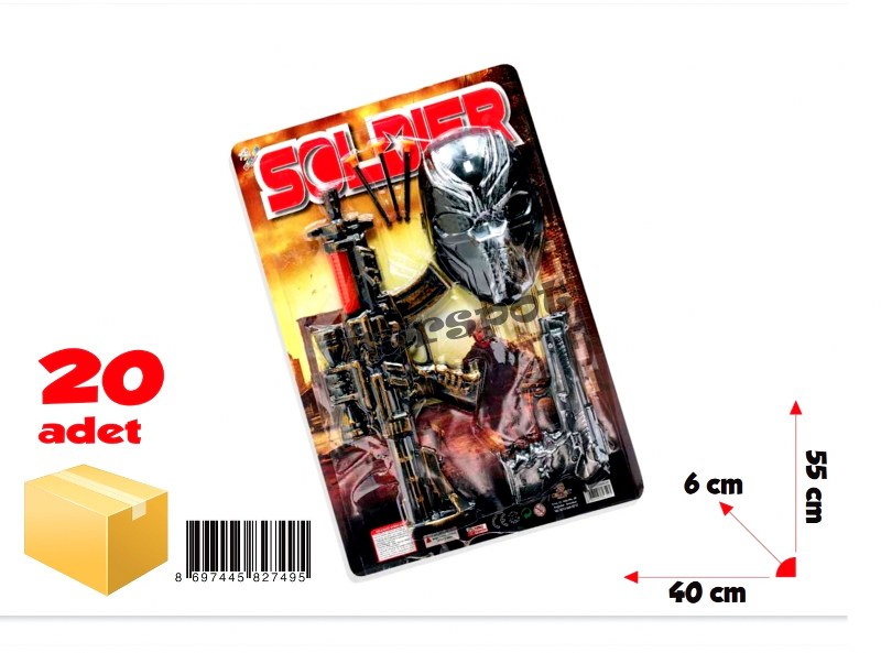 oyuncak maskeli süper set 749