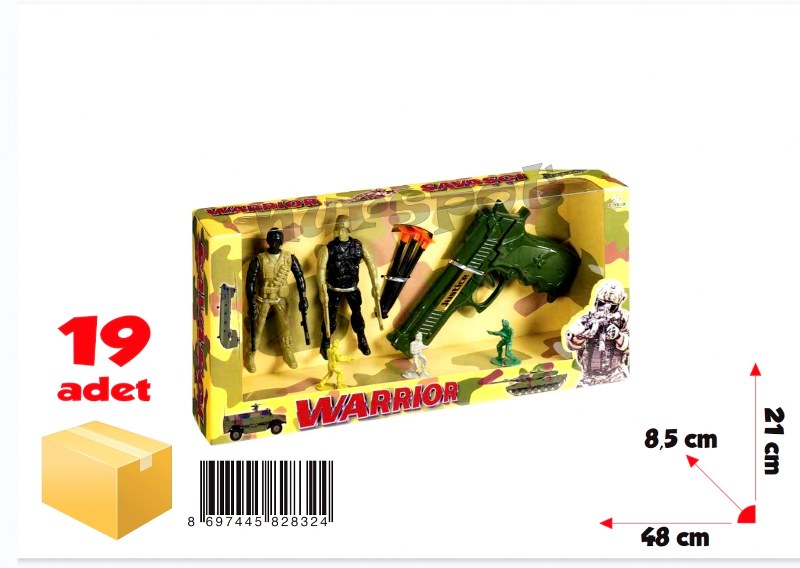 oyuncak asker seti büyük 832
