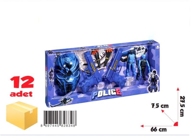 oyuncak polis seti maksi set büyük boy 834