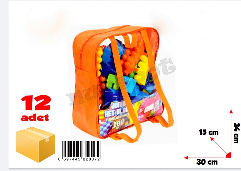 oyuncak lego büyük boy 100 parça 807