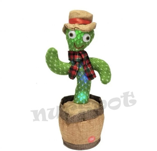 kaktüs ışıklı dans eden ses tekrarlı melodili