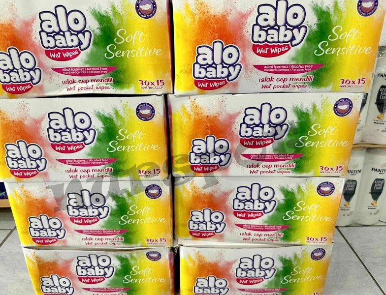 ıslak mendil 15 li paket kutu 36 lı