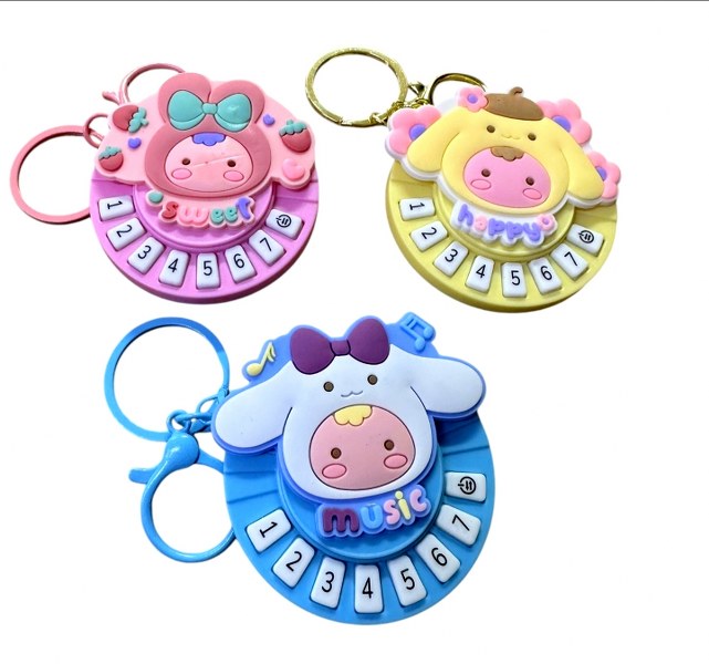 ışıklı sesli melodili anahtarlık