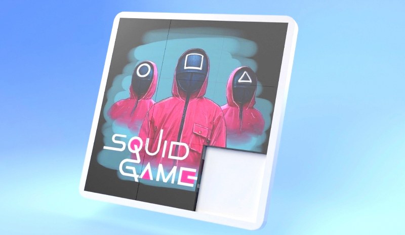 yapboz pazıl puzzle squid game model