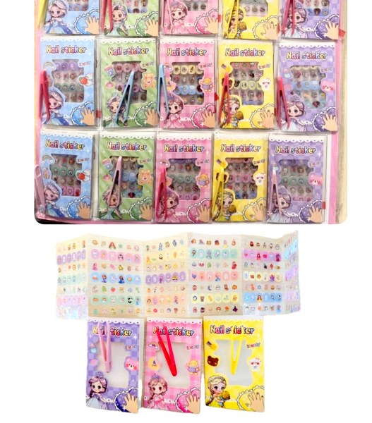 tırnak sticker kartela 20 li 6043