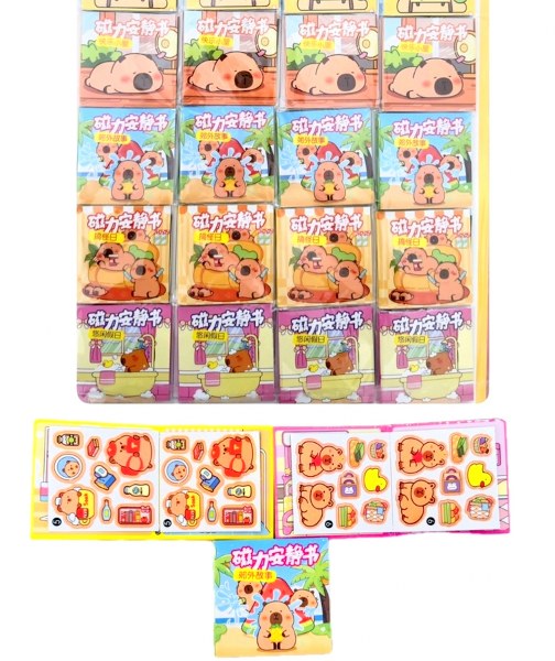 sticker mıknatıslı defter 24 lü kartela 6029