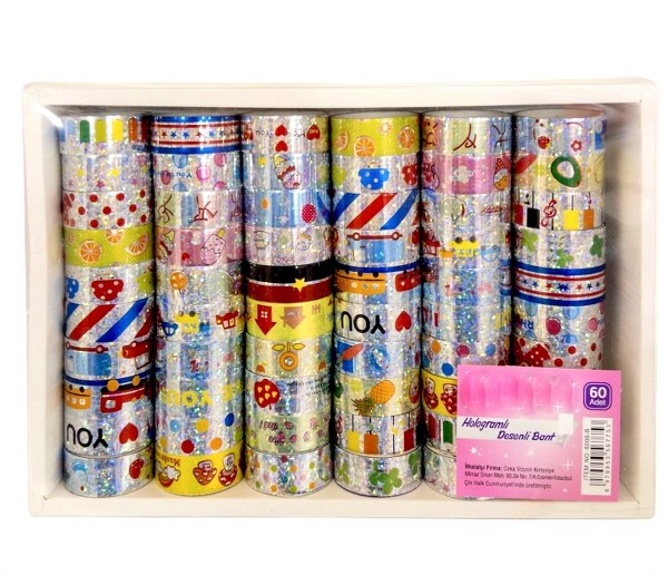 para band desenli hologramlı 60 lı paket